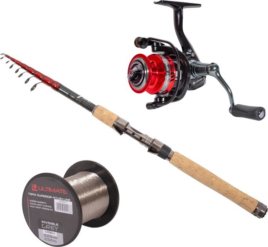 Ultimate TLX Tele Spin Combo (2.40m 10-30g) - Roofvis set van Merkloos