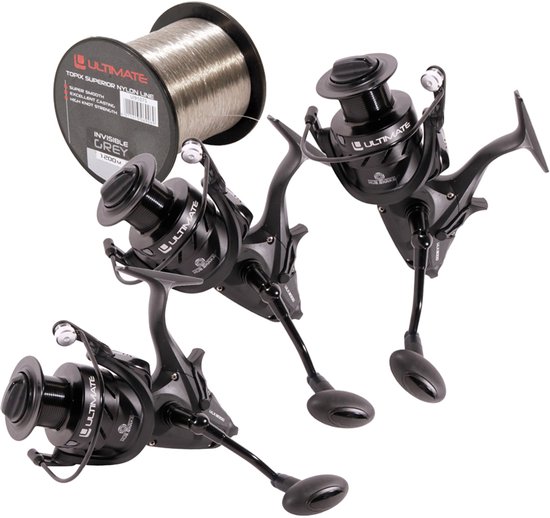Ultimate ULX Carp 8000 - 3pcs combo with nylon - Karper Set