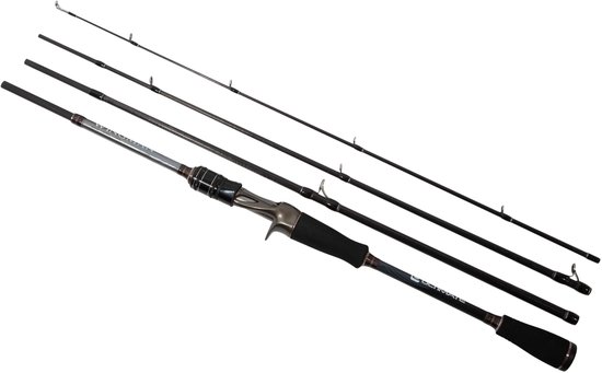 Ultimate Wingman Baitcast Reishengel 2,10m (10-30g) (4-Delig) - Baitcaster Hengel van Merkloos