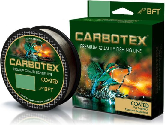Ultra Low Visible Coated Nylon 16/00 Vislijn Carbotex Universele Onderlijn Slijtvast Uv-bestendig van Carbotex