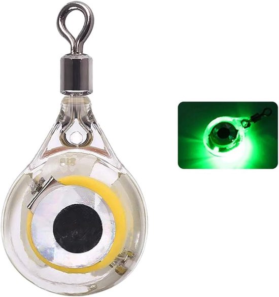 Underwater LED Light - Bait Light - Drop Shape - Metal Connection - Voor Nachtvissen - Donker Onderwater van Merkloos
