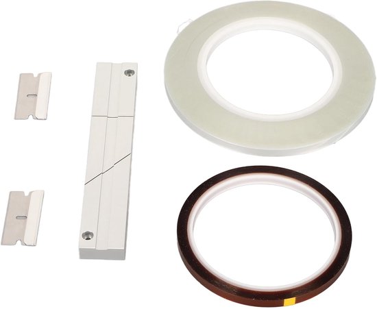 Universele 1/4 Inch Splicing Block Kit voor Open Reel Tape Media met Splicing Tape, Leiding Tape en Snijbladen voor Revoxsonido
