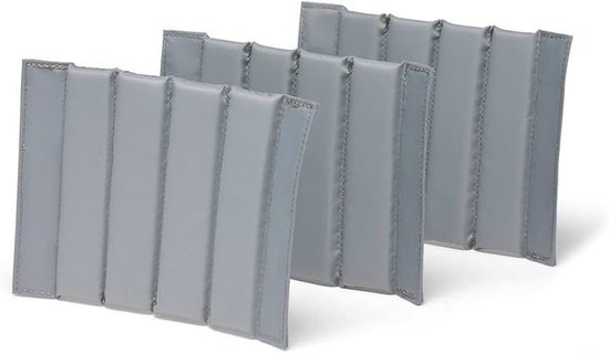 Universele verdelerset medium met gerecyclede stoffen, verdelers voor cameratassen voor reflex- en spiegelloze set, set van 3 m