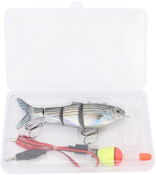 USB Oplaadbare Elektrische Vislokker - Realistische Dobber Met LED Licht Voor Snoek