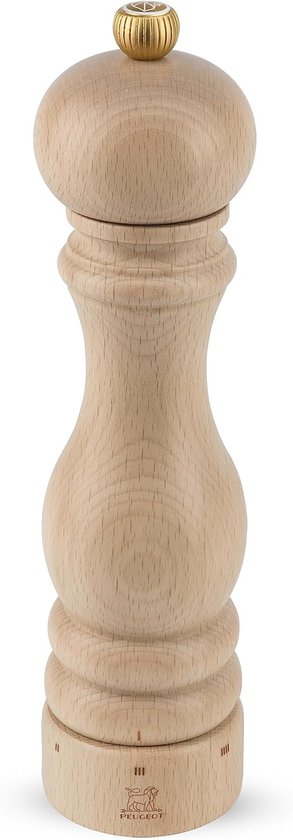u'Select 22 cm zoutmolen + steenzout inbegrepen, 6 vooraf gedefinieerde maalstanden, gemaakt van PEFC-gecertificeerd hout, gemaakt in Frankrijk, natuurlijke kleur