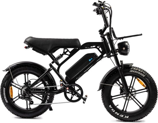 V20 Pro 2024 | Elektrische Fatbike | 250W | Zwart van Vtuvia