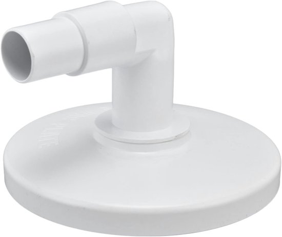 Vacuümplaatskimmer Met 90 ° Elleboog, 18,5 Cm Zwembadskimmerplaat Voor Het Reinigen Van Zwembaden, Bubbelbaden, Spa's En Fonteinen