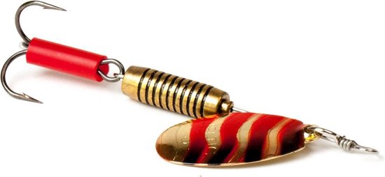 Veltic Spinner - 8 gr - Goud / Rood van Veltic