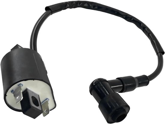 Verbeterde prestaties van 2-polige ontstekingsspoel voor motorfietsen - Hoogwaardige ontstekingsspoel met connector voor optimale vonk en motorprestaties
