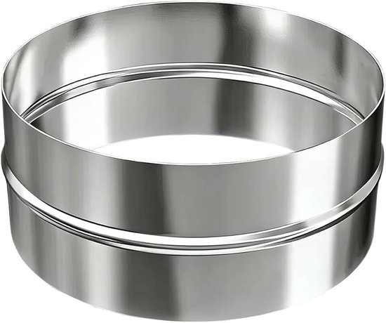Verbinder voor ventilatiebuis 100 mm buisconnector van verzinkt staal | Ø 100 mm verzinkt staal ronde ventilatiebuis airconditioning afvoerslang adapter afvoerslang flex ronde buis buisconnector