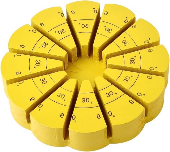 Verstelbare 30° Jig voor Geel Gehard Glas, 3D Soldeer Tool voor Glas-in-Lood Projecten en Creatieve Kunstwerken, Sleuf: 4.5~5mm van Merkloos