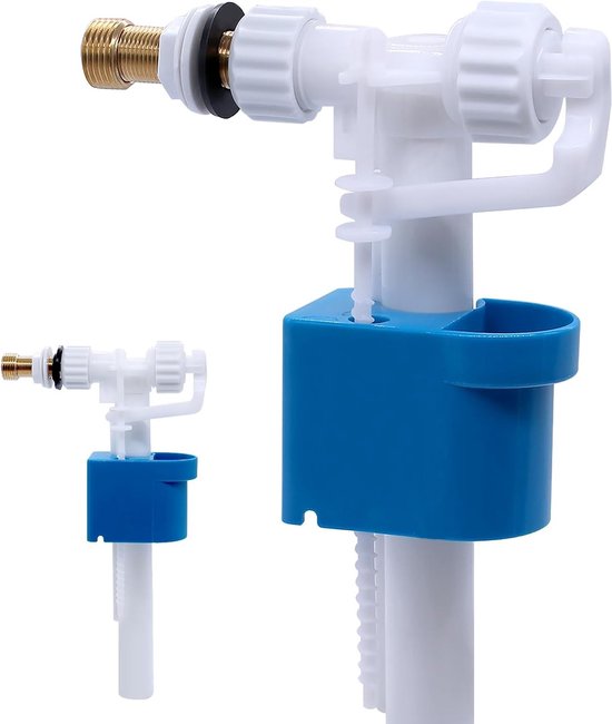 Verstelbare waterhoeveelheid en geluidsloze spoelonderdelen van messing voor G3/8" en G1/2" aansluitingen - waterbesparend en duurzaam van Merkloos
