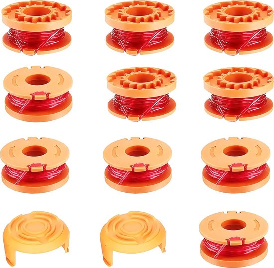 Vervangbare Graskant Cutter Spoel voor 20V Grasmaaiers, 1.65mm Dikte en 3m Lengte, Ideaal voor Tuinonderhoud en Precisie Maaien van Merkloos