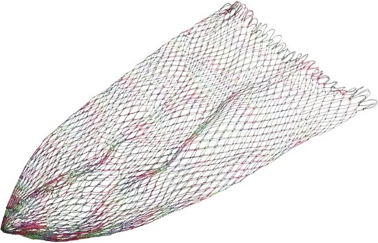 Vervangend Schepnet - Visnet Nylon - Vis Vangen - Sterk Draagvermogen - Diameter 50cm - Kleurrijk