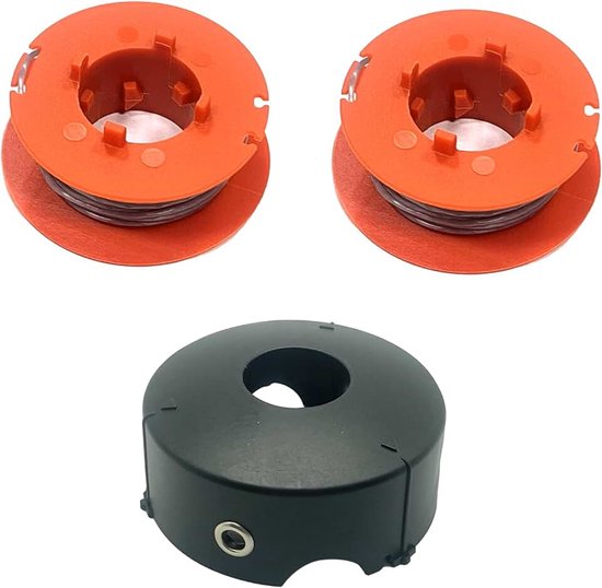 Vervangende draadspoel voor Bosch ART 23 26 30 Easytrim Combitrim Grastrimmer, Grastrimmer Pro-Tap Automatische Spoellijn 8M met F016L71088-afdekking (2 spoelen + 1 afdekking)
