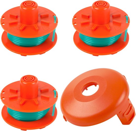 Vervangende Grastrimmer Spoel en Draad 2mm x 4.2m voor Turbo Trimmer SmallCut, Geschikt voor Model 2402 en 2404, Ideaal voor Tuinonderhoud en Precisiewerk