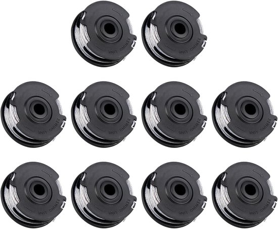 Vervangende Grastrimmer Spoel met 20ft Strimmer Draad, Geschikt voor Diverse Modellen, 10 Stuks