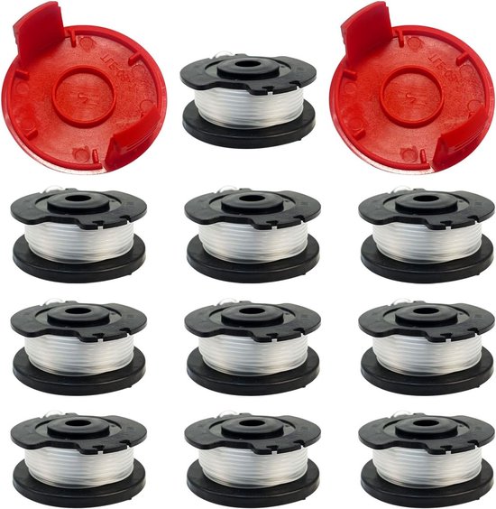 Vervangende Spoel met Grastrimmerlijn voor 0,0"-16Ft, Geschikt voor Einhell GE-CT 18/28 Li en TLE-03, Ideaal voor Tuinonderhoud en Grasmaaien