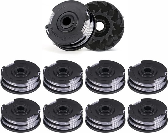 Vervangende Spoelen voor Draadtrimmer, 6M x 1.6MM Dubbele Draad, Geschikt voor Bosch ART 30-36 LI, ART 30, ART 27 en ART 24 (10 Spoelen)