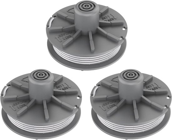 Vervangende Spoelen voor Grastrimmer - Geschikt voor Easycut, ComfortCut, PowerCut en SmallCut (Set van 3)
