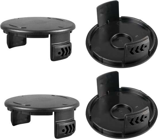 Vervangende Trimspoel voor Parkside LIDL PRTA 20-Li C3 A1B2 PRT 550 A1 A3 PRT 300 A1, 1.6mm met TLP-01-1 Deksel (4 Deksels) voor Efficiënt Tuinonderhoud en Precisie Snijden