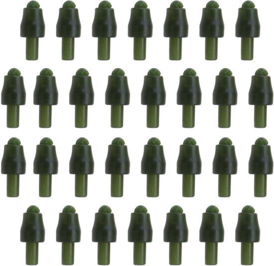 Vervanging Snellwisselconnector - Voederconnectoren - 30 Stuks - Groen - Vissenaccessoires - Stillwater River - Methode Feeder - Geschikt voor Modellen - Kraalvervanging - Snellwisselconnector