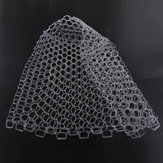 Vervanging Visnet 17.3x18.5in - Verdiept Zacht Flexibel - Wit Rubber Visnet Voor Vissen - Visser Zoetwater Zoutwater van Merkloos