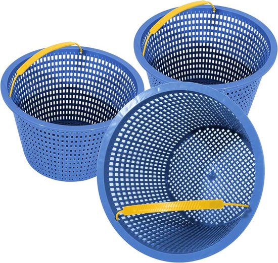 Vervanging voor zwembad-skimmandje, set van 2, verwijdert bladeren en puin, 20,5 cm boven, 14 cm onder, 13 cm diep