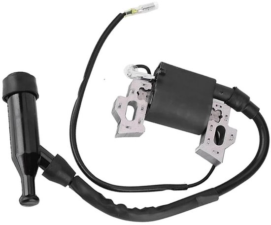 Vervangingsonderdeel voor 2KW/3KW brandstofgeneratoren: ontstekingsspoel en bougie met koperen kern en montagegaten van 5.8 cm, betrouwbaar en duurzaam