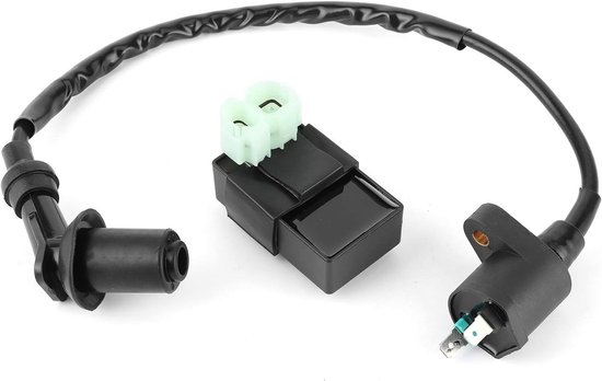 Vervangingsset voor ontstekingsspoel, bougie en CDI-eenheid voor PIT PRO quad, dirtbike en ATV GY6 van Merkloos