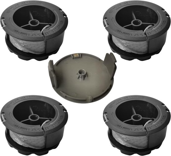 Vervangingsspoel 1.6 mm 6 m voor Universele Grasmaaier met 4 Spoelen en 1 Dop - Ideaal voor Grastrimmer, Tuinonderhoud en Precisiewerk