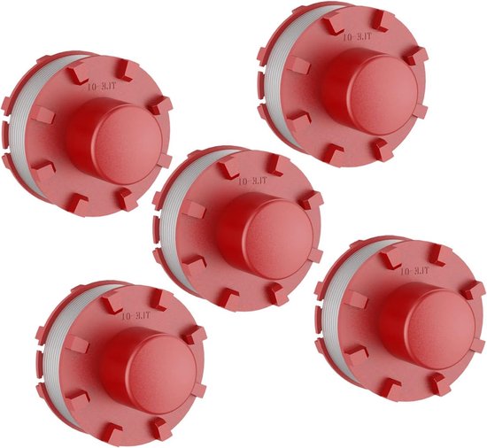 Vervangingsspoel en Draad voor 2mm Grastrimmer, Geschikt voor GE-CT 36/30 LI E SOLO en AGILLO Modellen, 5 Stuks, Tuinaccessoires en Tuinonderhoud