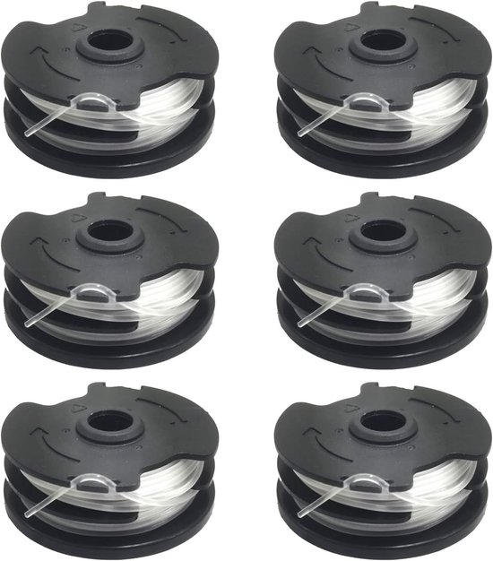 Vervangingsspoel voor Grastrimmer, Automatische Voeding, Geschikt voor Draadtrimmer, 6 Stuks, Ideaal voor Tuinonderhoud en Grasmaaien