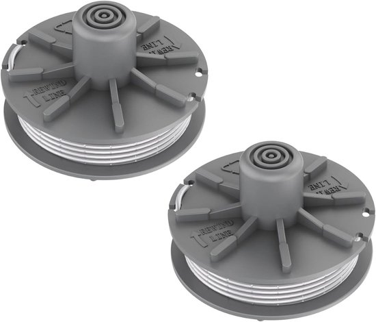 Vervangset van 2 Grastrimmer Spoelen voor Diverse Modellen, Geschikt voor Tuinonderhoud en Graskanten Trimmen