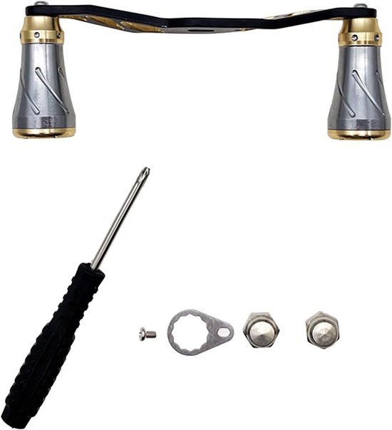 Verwisselbare Aluminium Handgreep voor Baitcast Reels - Duurzaam en Ergonomisch Ontwerp voor Verbeterde Grip en Controle tijdens het Vissen