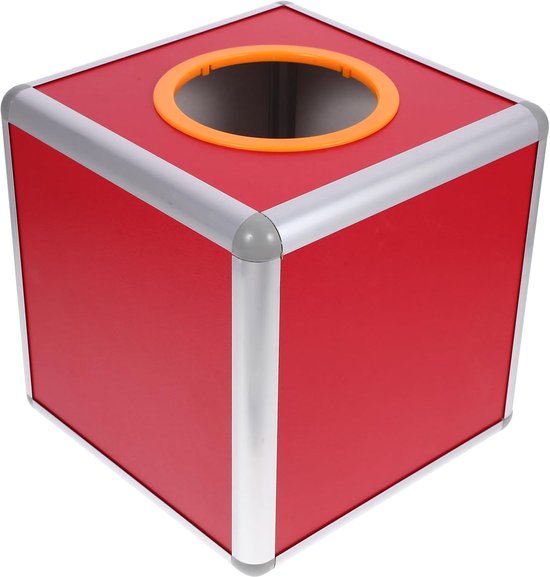 Vierkante Raffle Ball Game Box Donatie Box Voorraaddoos Opslag Ticket