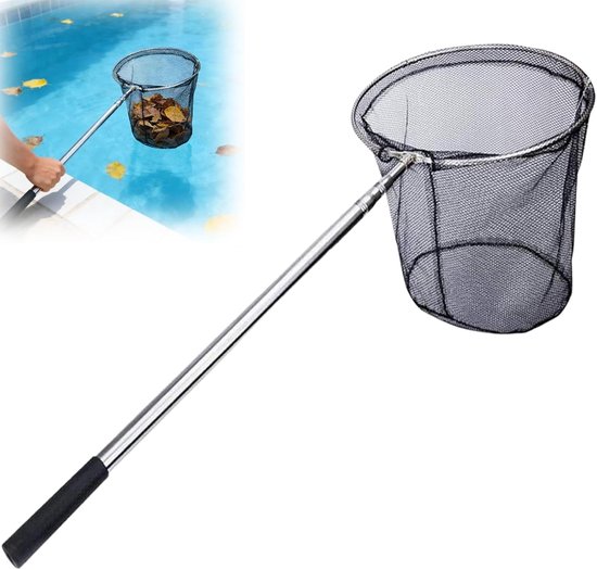 Vijverschepnet - Aluminium - 155 cm - Telescoopstang - Voor Vijvers en Zwembaden
