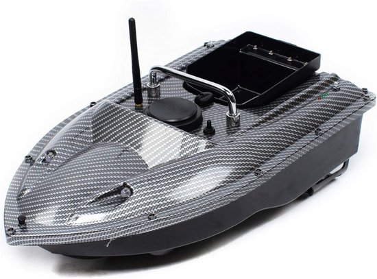 VIN® Voerboot Karper - Voerboot Met 1,5 Kg Laadvermogen - Inclusief Accu - 2 Propellers - Baitboat Met Afstandsbediening Draadloos 500 Meter - Visspullen Accesoires
