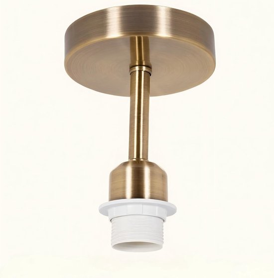 Vintage hanglamp messing E27 - hanglamp