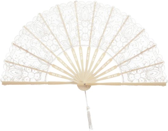 Vintage Kant Handventilator Zwarte Handventilator Opvouwbare Draagbare Opvouwbare Handventilator Handventilatoren Vintage Decoratie Decoratie Opvouwbare