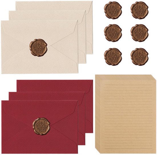 Vintage papier, vintage envelop, kraftpapier, geschikt voor San Valentín, Invitaciones de Boda, Bricolaje, Cumpleaños