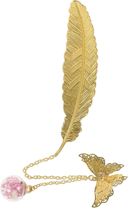 Vintage Plume Bladwijzer Metalen Bladwijzer Craft Boek Leesaccessoire Lichtgewicht En Elegante Boekenlegger Voor Mannen En Vrouwen