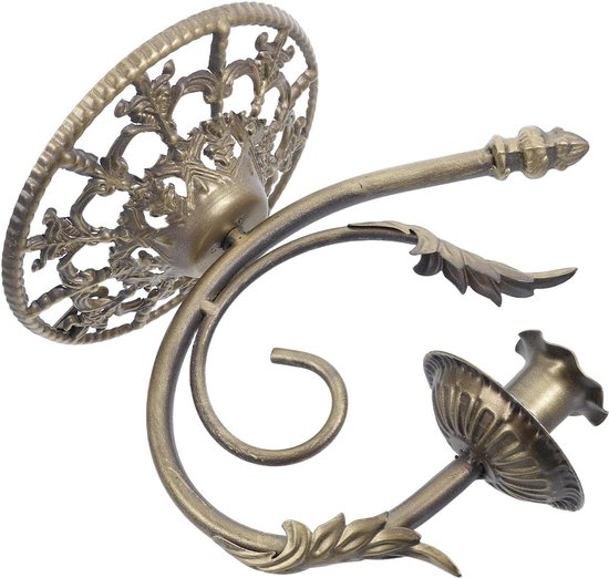 Vintage Wandkandelaar van Ijzer Antieke Wandkaarsenhouder voor Dikke Smalle Kaarsen Rustieke Muurdecoratie voor Woonkamer Slaapkamer Overdekte Veranda