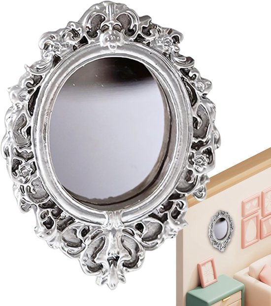Vintage Wandspiegel Retro Kleine Esthetische Rustieke Hars