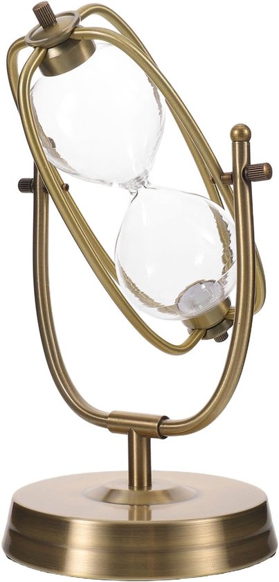Vintage Zandloper zonder met Metalen Frame Draaibare DIY Zandceremonie Zandloper voor Bruiloft Decoratieve Timer voor Kantoor