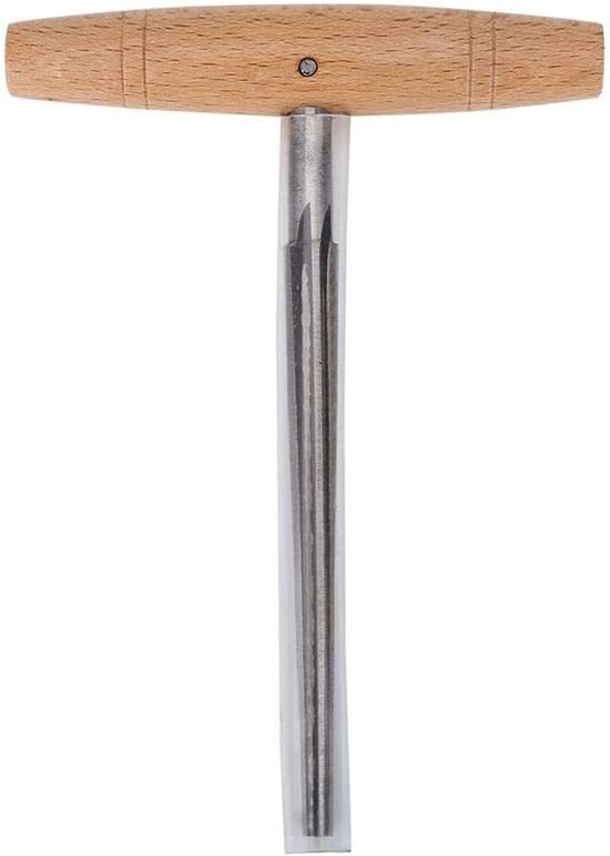 Violin Reamer, 3/4 4/4 Viola Peg Reamer with Taper Wood Handle High Rate Steel Luthier Repair Tool Violin Making Tool