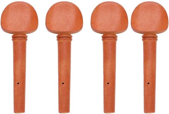 Violine Stimmwirbel, Holz Stimmwirbel Accessoire, Viool Accessoire voor 4/4 Viool, Kwaliteitseigen Houten Vioolstimmwirbels voor Professionele en Amateurbespeelders