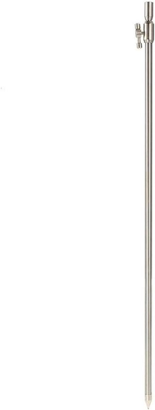 Vis Bankstick - Hengelhoeder - Karper Vissen - Verstelbare Lengte - 55-100cm - Zilver