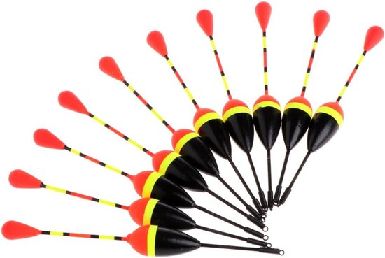 Vis Dobbers - Dobbers Set - Vissen - Goede Gevoeligheid - 10 Stuks - Diverse Kleuren