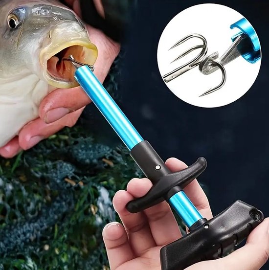Vis Haak Verwijderaar I T-vormig I Vishaak Tang I Aluminium Buis I Gereedschap Voor Snelle En Pijnloze Haak Verwijdering van Tritart